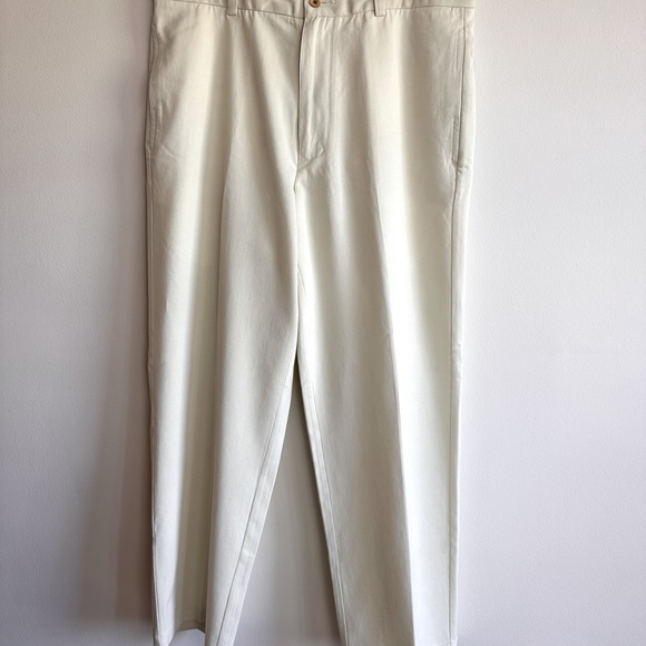 Tommy Bahama Men’s Cream Chino Relax Dress Work Pants, size 34 - Picture 1 of 11